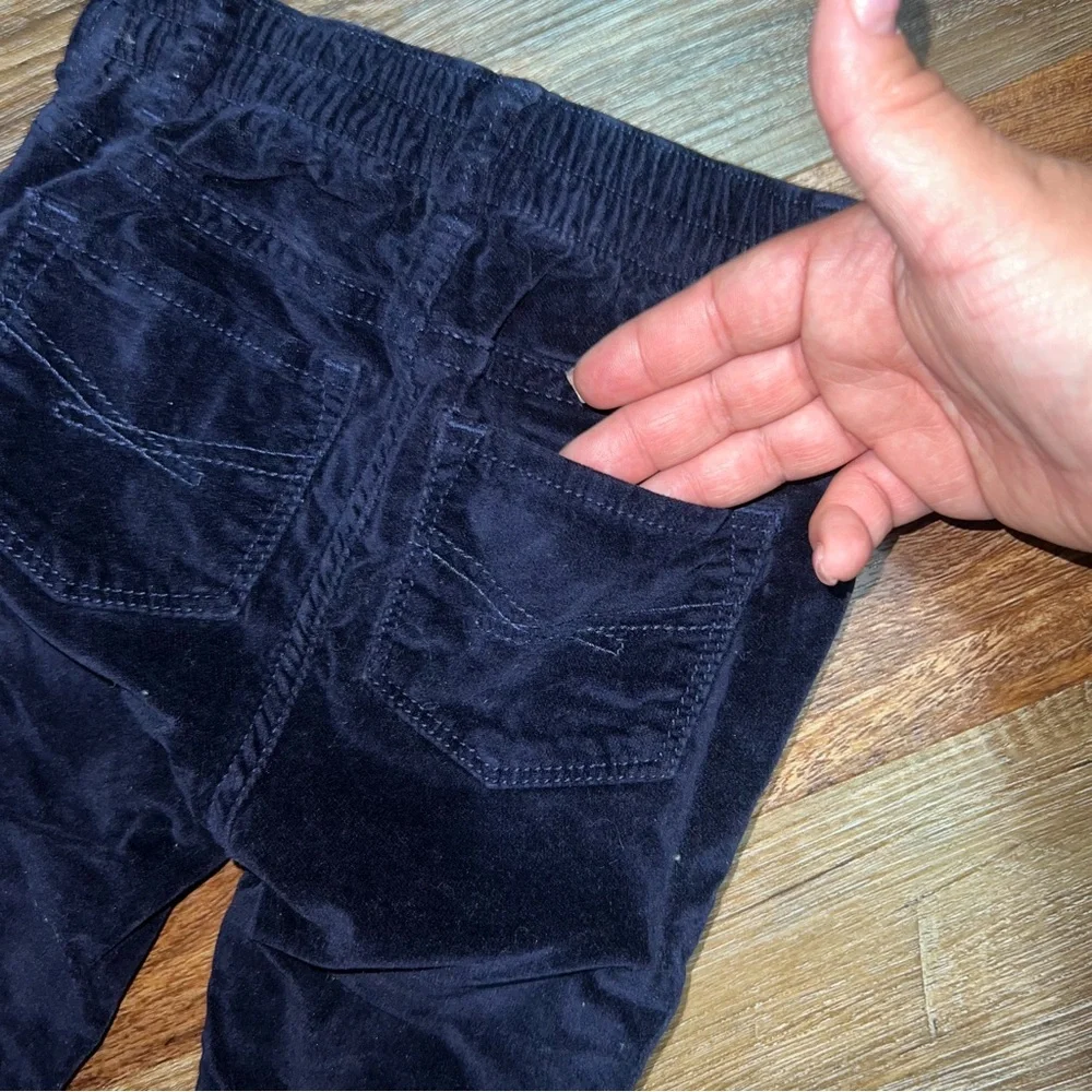 babyGAP Baby Girls Corduroy Jeggings Pants - Navy, Size 18-24M